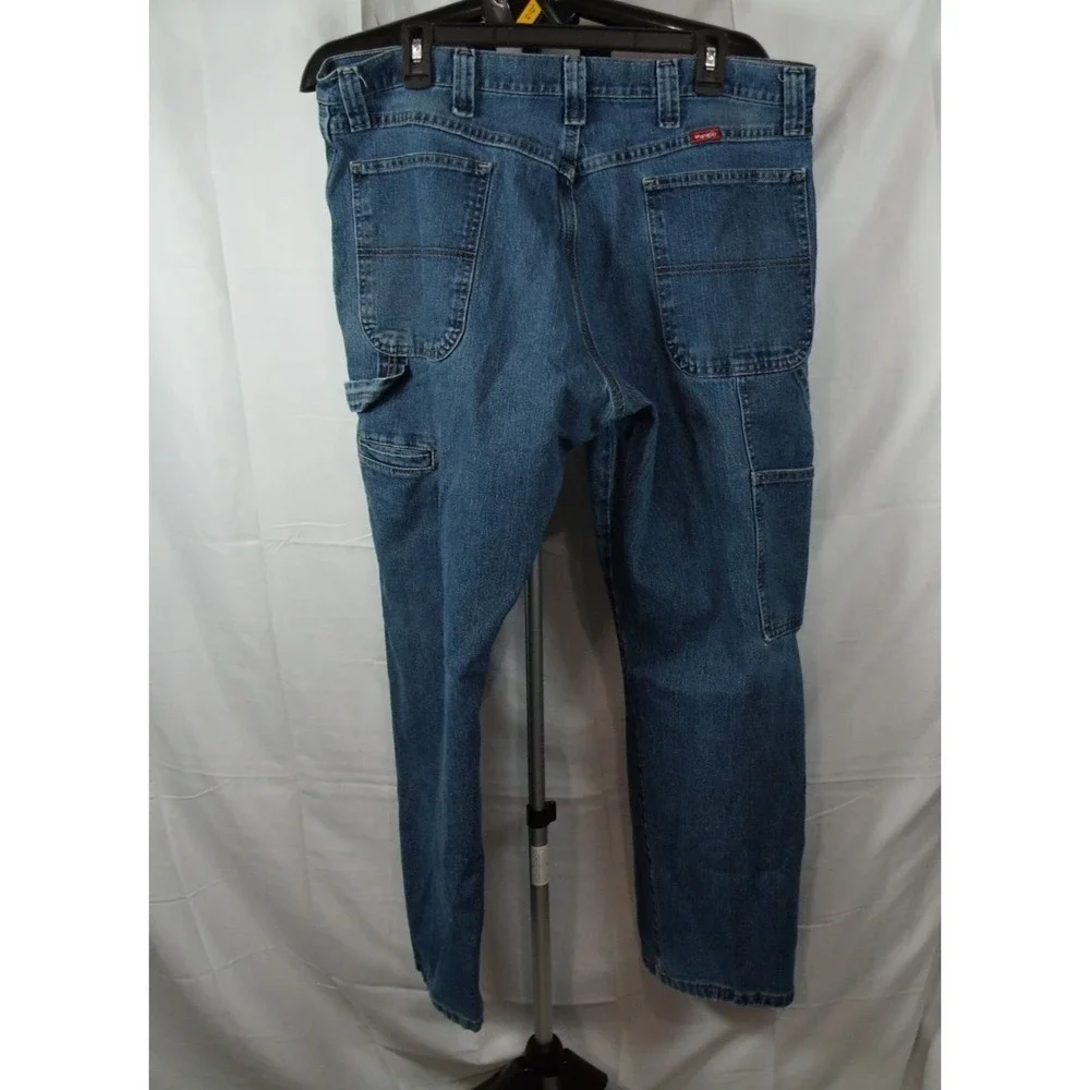 Wrangler Men's Cargo Jeans 36x30‎ Carpenter Workwear Utility